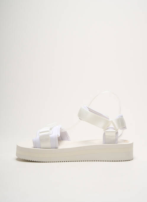 Sandale/Pantofi decupați alb SUICOKE bărbat