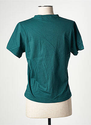 Tricou croială dreaptă mâneci scurte verde STIEN EDLUND femeie
