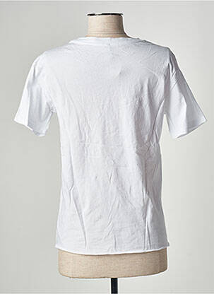 Tricou croială dreaptă mâneci scurte alb ONLY femeie