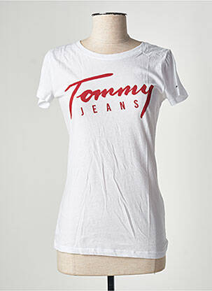 Tricou alb TOMMY HILFIGER femeie