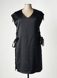 Rochie scurtă mâneci scurte mâneci scurte negru ASTRID BLACK LABEL femeie
