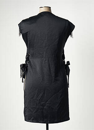 Rochie scurtă mâneci scurte mâneci scurte negru ASTRID BLACK LABEL femeie