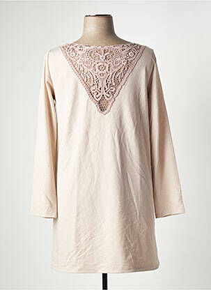 Rochie scurtă mâneci 3/4 mâneci 3/4 bej SAPPH femeie