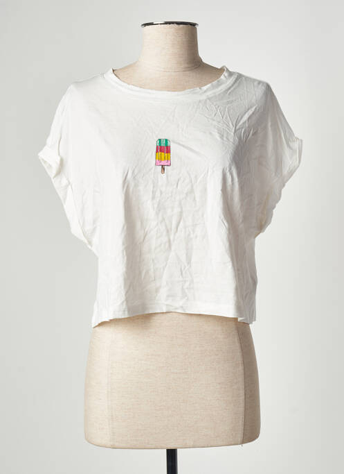 Polo alb JACQUELINE DE YONG femeie