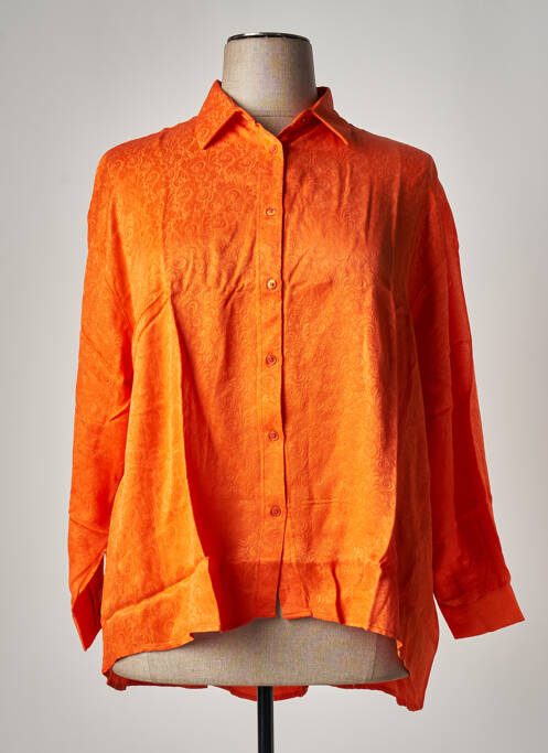 Cămașă croială dreaptă mâneci lungi portocaliu NOOR BY NORA GHARIB femme