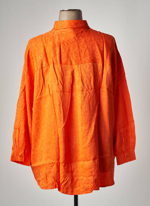 Cămașă croială dreaptă mâneci lungi portocaliu NOOR BY NORA GHARIB femme