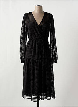 Rochie lungă mâneci lungi mâneci lungi negru VERO MODA femeie