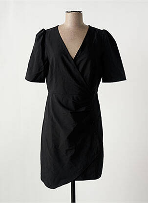 Rochie midi mâneci scurte mâneci scurte negru VILA femeie