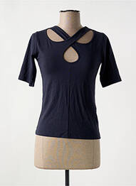 Tricou mâneci scurte mâneci scurte negru ASTRID BLACK LABEL femme