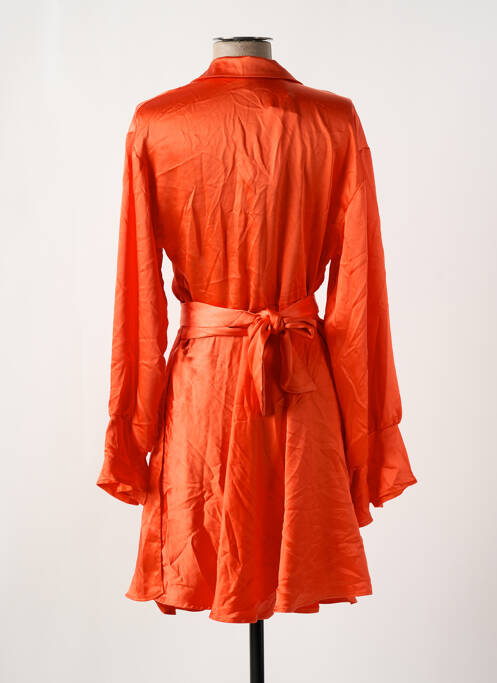 Rochie midi portocaliu NOOR BY NORA GHARIB femeie