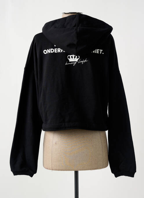 Hanorac cu glugă negru TOURIST LEMC femeie