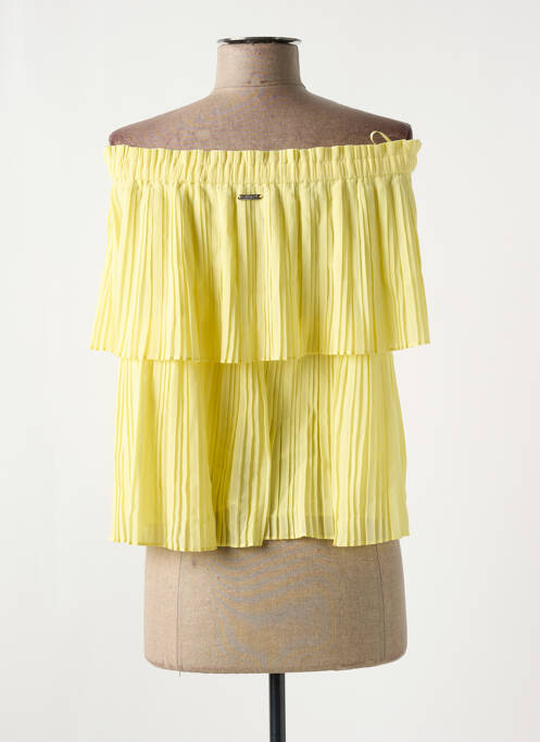 Top galben GUESS femeie