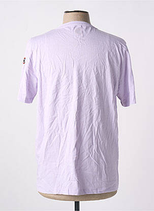 Tricou croială dreaptă mâneci scurte violet CYCLO CLUB MARCEL  bărbat