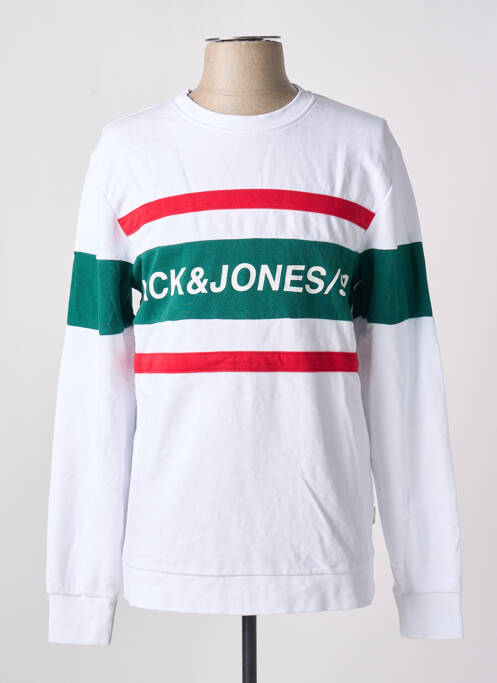 Hanorac alb JACK & JONES bărbat