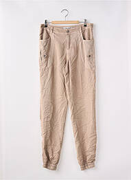 Pantalon drept țesătură poplin mărime normală maro VERO MODA femme