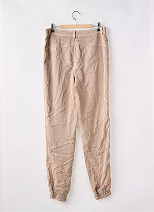 Pantalon drept țesătură poplin mărime normală maro VERO MODA femeie