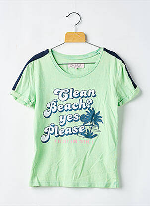 Tricou elasticitate mâneci scurte verde STIEN EDLUND băiat