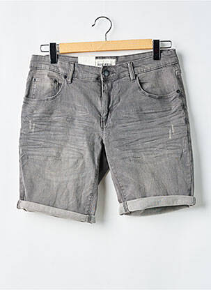 Bermudă țesătură denim mărime normală gri SHINE ORIGINAL bărbat
