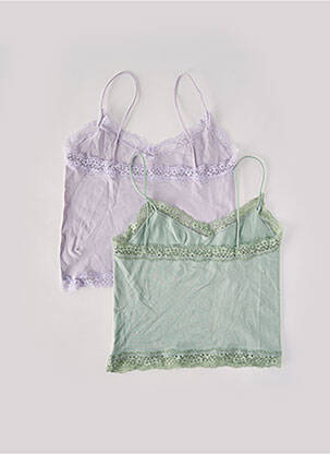 Top țesătură jersey bretele subțiri violet ONLY femeie