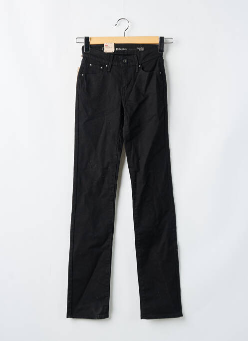 Blugi cu croială dreaptă negru LEVIS femeie