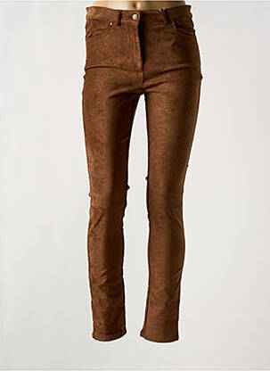Pantalon slim elasticitate maro DIANE LAURY femeie
