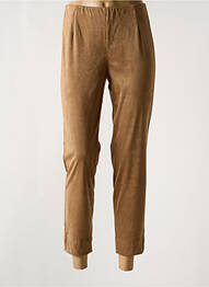 Pantalon 7/8 elasticitate mărime normală maro STARK femme