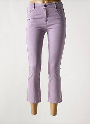 Pantalon 7/8 elasticitate mărime normală violet TINTA femme