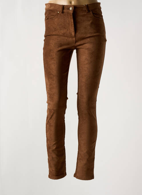 Pantalon slim maro DIANE LAURY femeie