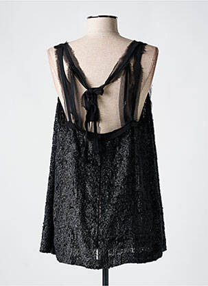 Top fără mâneci fără mâneci negru TWINSET femeie