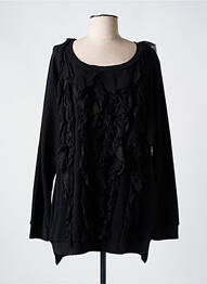 Pulover guler rotund mâneci lungi negru TWINSET femeie