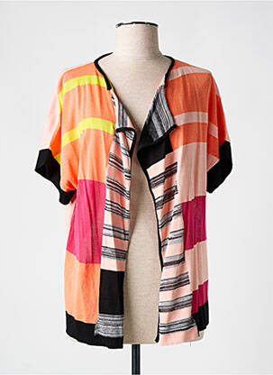 Vestă cu mâneci scurte portocaliu PIANURASTUDIO femeie