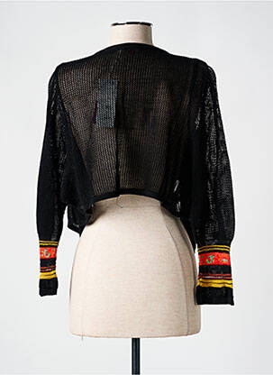Vestă cu mâneci lungi croială cambrată negru CHACOK femme