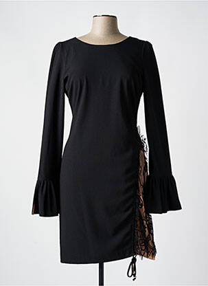 Rochie midi mâneci lungi mâneci lungi negru TWINSET femeie