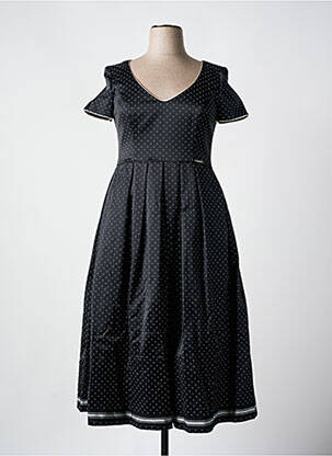 Rochie lungă mâneci scurte mâneci scurte negru TWINSET femeie