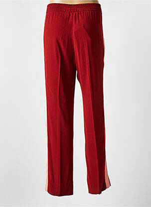 Pantalon larg țesătură crep roșu TWINSET femeie