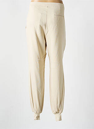 Pantalon drept țesătură crep mărime normală bej TWINSET femeie