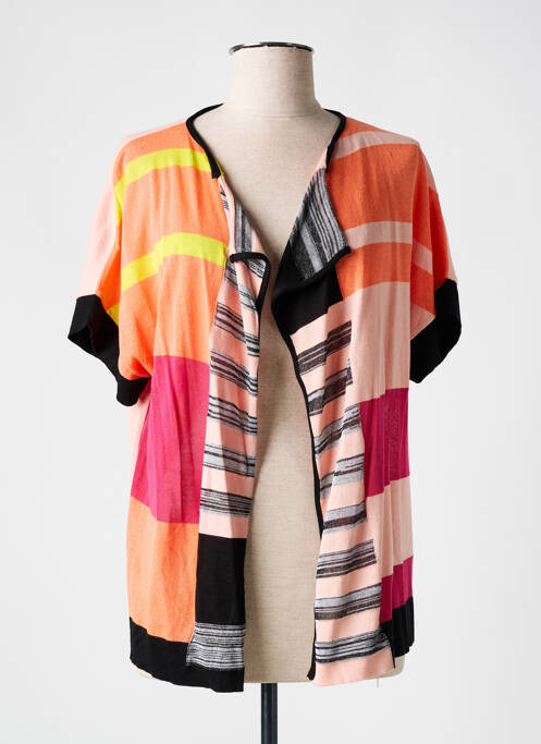 Vestă cu mâneci scurte portocaliu PIANURASTUDIO femeie