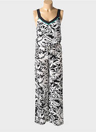 Salopetă-pantalon fără mâneci fără mâneci negru PROMISE femme