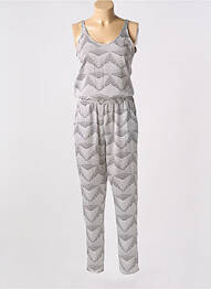 Salopetă-pantalon fără mâneci fără mâneci alb SKINY femme