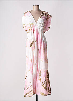 Rochie lungă roz YAATRA femeie