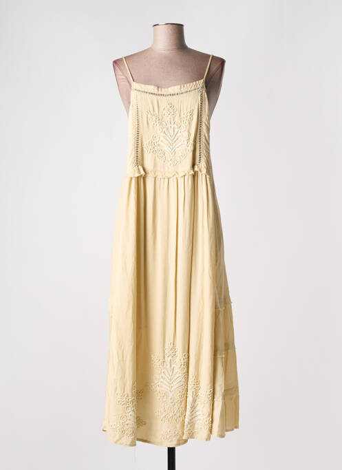 Rochie lungă galben YAATRA femeie