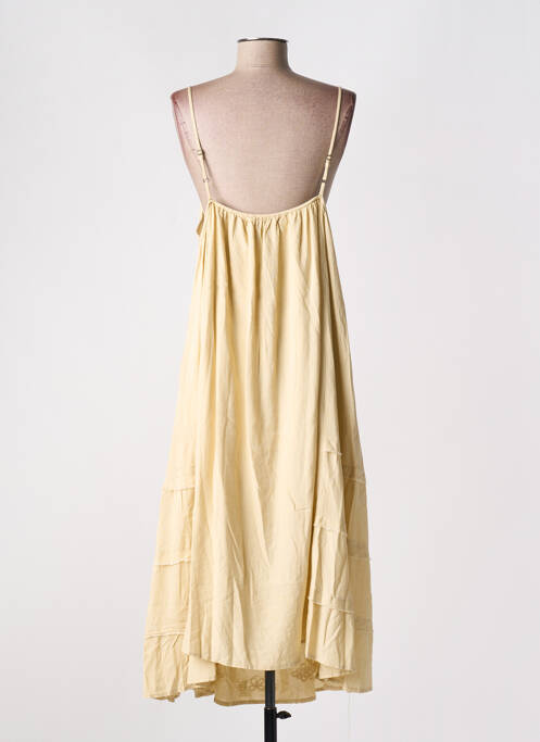 Rochie lungă galben YAATRA femeie