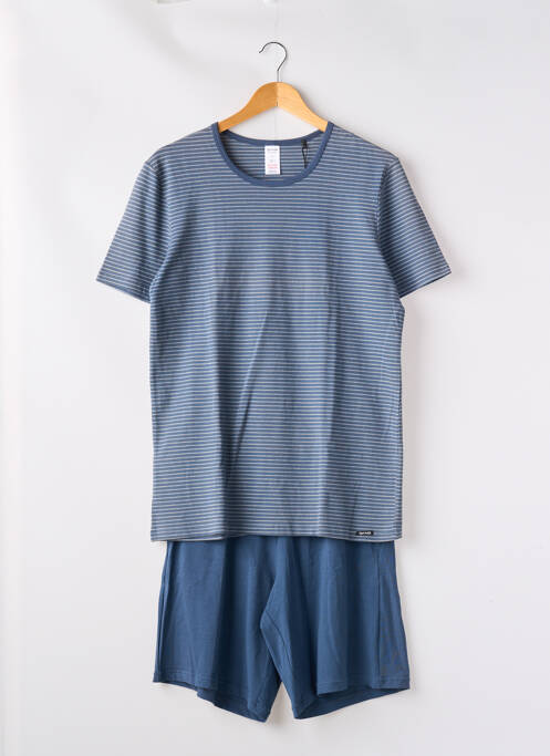 Pijamale scurte albastru SKINY bărbat