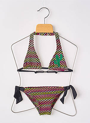 Costum de baie din două piese negru HISTOIRE DE PLAGE fată