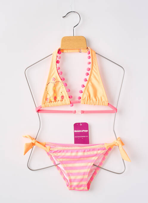 Costum de baie din două piese portocaliu HISTOIRE DE PLAGE fată
