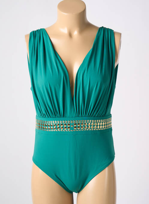 Costum de baie dintr-o singură piesă verde SEGNI D'ACQUA CALVI femeie