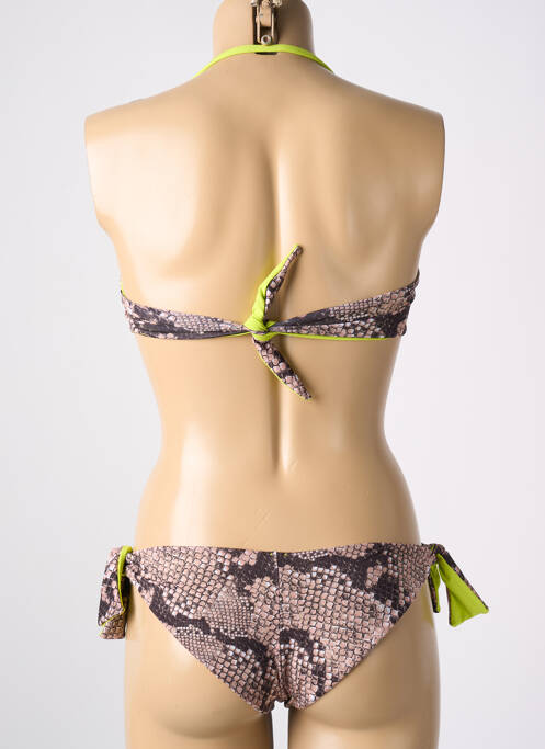 Costum de baie din două piese bej SEGNI D'ACQUA CALVI femeie