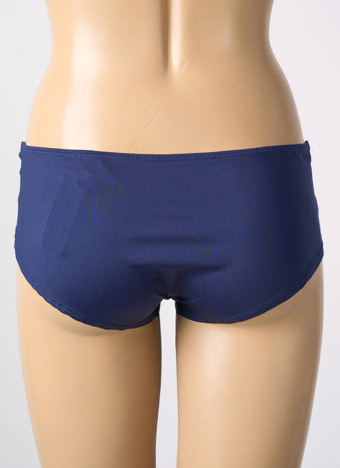 Chiloți de baie imprimeu dungi chilot scurt albastru HUIT femme