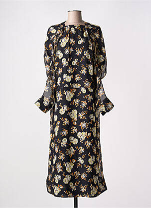 Rochie lungă negru VICTORIA BECKHAM femeie