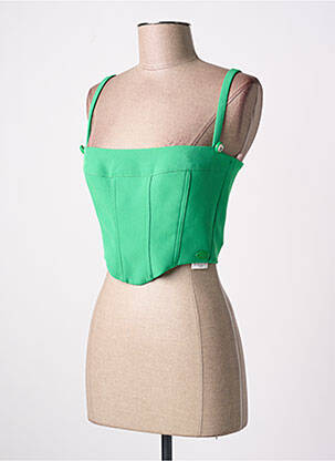 Top verde CHIARA FERRAGNI femeie